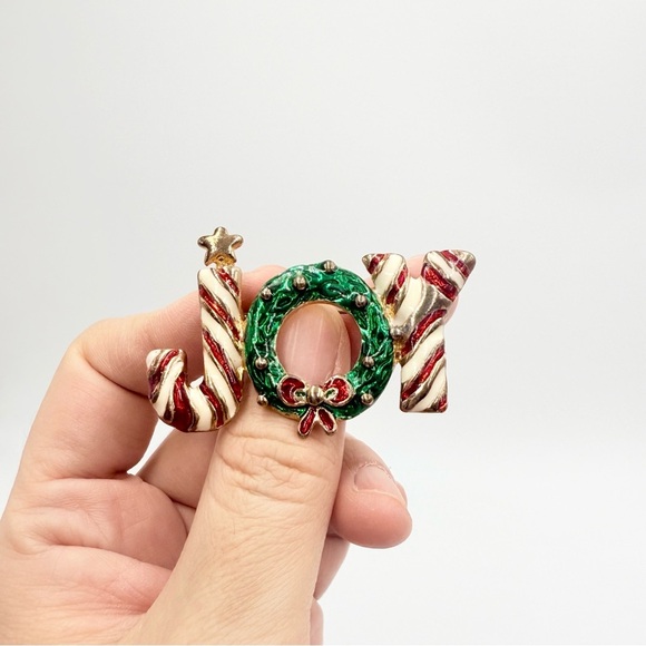 Vintage 5 Sets Christmas Themed Enamel Gerry’s Signed Brooches - Picture 5 of 12